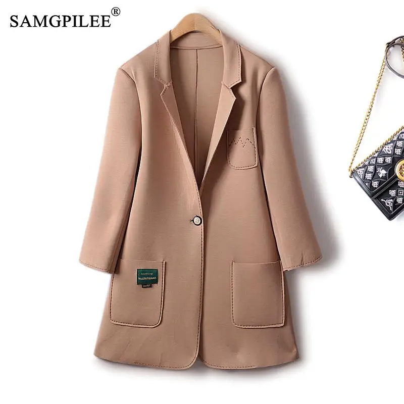 Chic And Elegant Woman Jacket 2023 New Casual Black Suit One Button Turn Down Collar Air Cotton Loose Fashion Blazer Women 4XL
Chic And Elegant Woman Jacket 2023 New Casual Black Suit One Button Turn Down Collar Air Cotton Loose Fashion Blazer Women 4XL