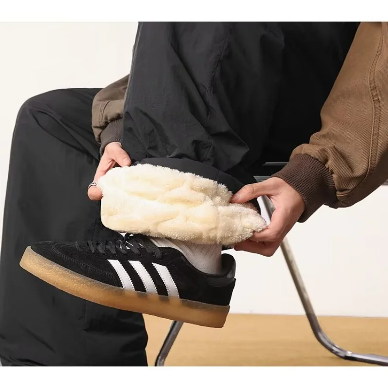 Широкие брюки из флиса ягненка для женщин в зиму 2025, новые дополнительные бархатные утолщенные брюки большого размера, узкое издание, прямые L
Широкие брюки из флиса ягненка для женщин в зиму 2025, новые дополнительные бархатные утолщенные брюки большого размера, узкое издание, прямые L