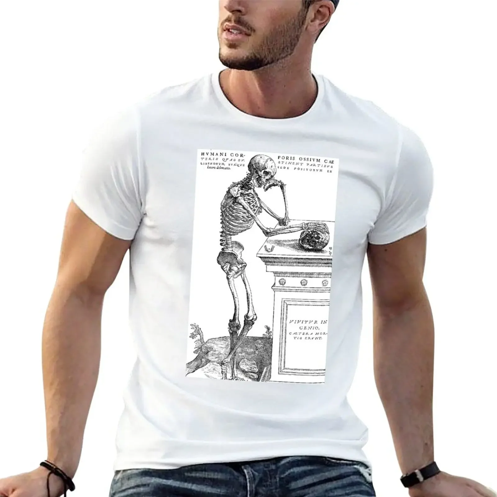 New Skeletal Anatomy, Vesalius, 16th Century T-Shirt quick-drying t-shirt anime clothes Short sleeve t shirts for men
New Skeletal Anatomy, Vesalius, 16th Century T-Shirt quick-drying t-shirt anime clothes Short sleeve t shirts for men