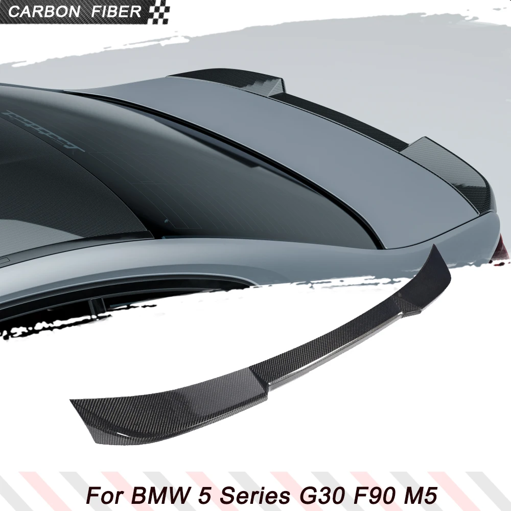 Карбоновый спойлер для заднего багажника BMW 5 серии G30 F90 M5 2021-2023, заднее крыло, сплиттеры для крышки багажника, элементы тюнинга кузова
Карбоновый спойлер для заднего багажника BMW 5 серии G30 F90 M5 2021-2023, заднее крыло, сплиттеры для крышки багажника, элементы тюнинга кузова