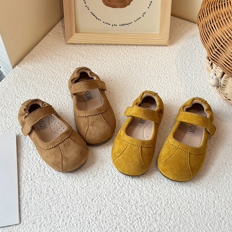 Baby Walking Shoes Non-slip Soild Color Girls Flats Round Toes Hook&loop 2025 New Kids Leather Shoes Moccasins Ins soft sole
Baby Walking Shoes Non-slip Soild Color Girls Flats Round Toes Hook&loop 2025 New Kids Leather Shoes Moccasins Ins soft sole