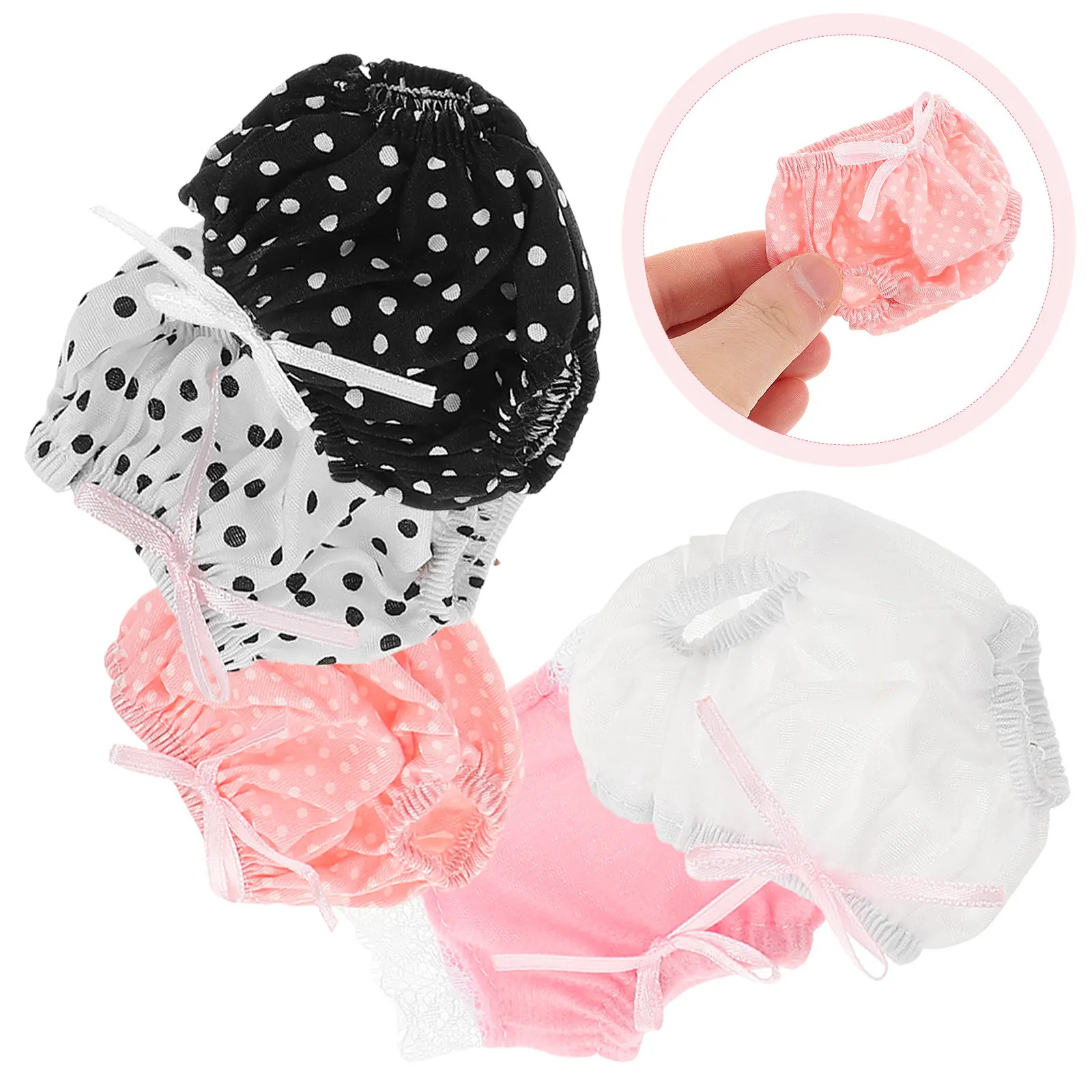 5Pcs Polyester Underwear Accessories for Baby Reusable Panties Toddler Pretend Play Mini Underpants Toy Clothes
5Pcs Polyester Underwear Accessories for Baby Reusable Panties Toddler Pretend Play Mini Underpants Toy Clothes