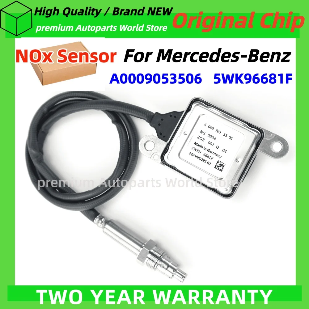 A0009053506 NEW NOx Sensor 5WK96681F Nitrogen Oxide NOx Sensor For Mercedes Benz C320 CDI W204 2012 W212 C218 W222 12V
A0009053506 NEW NOx Sensor 5WK96681F Nitrogen Oxide NOx Sensor For Mercedes Benz C320 CDI W204 2012 W212 C218 W222 12V