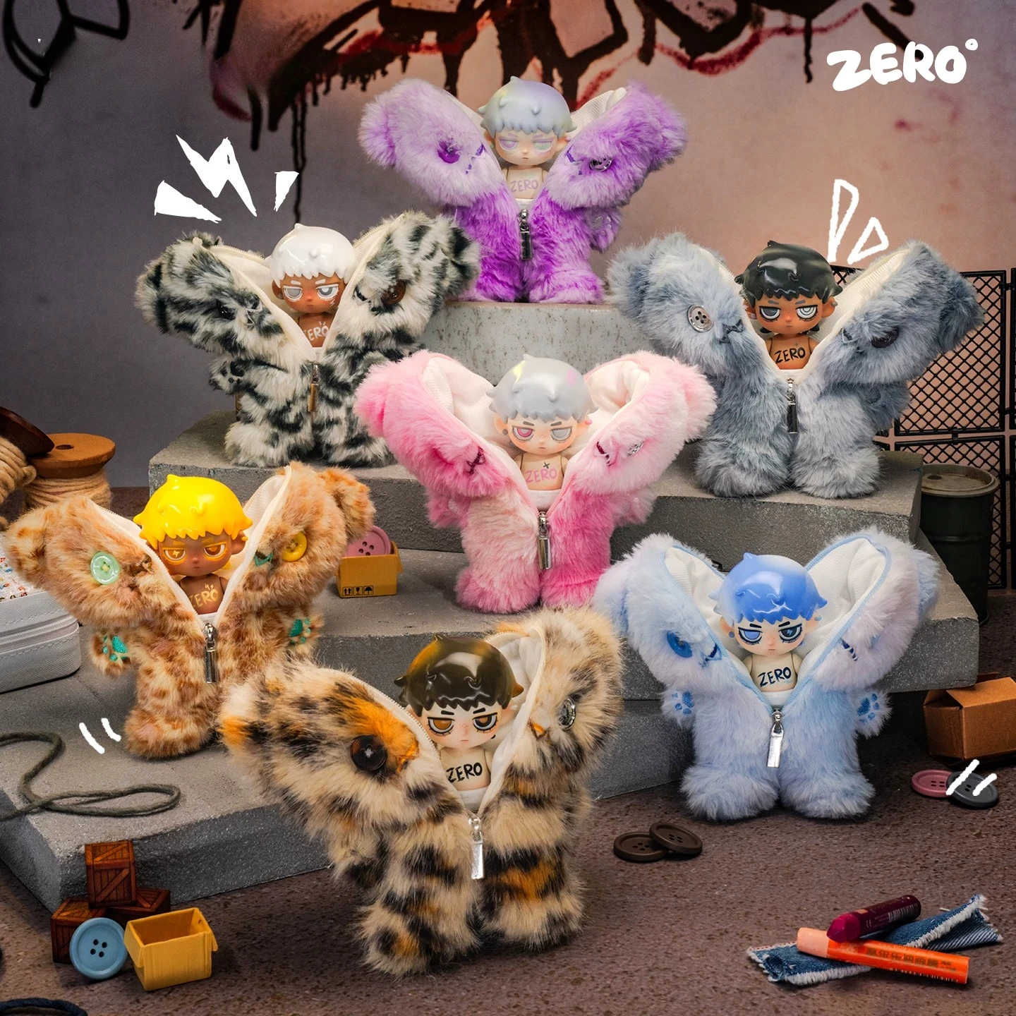 ZERO°Doll Paradise Rhapsody Series 2-in-1 Plush Coat Figure Blind Box Cool Desktop Ornament Model Trendy Surprise Bag Toy Gift
ZERO°Doll Paradise Rhapsody Series 2-in-1 Plush Coat Figure Blind Box Cool Desktop Ornament Model Trendy Surprise Bag Toy Gift