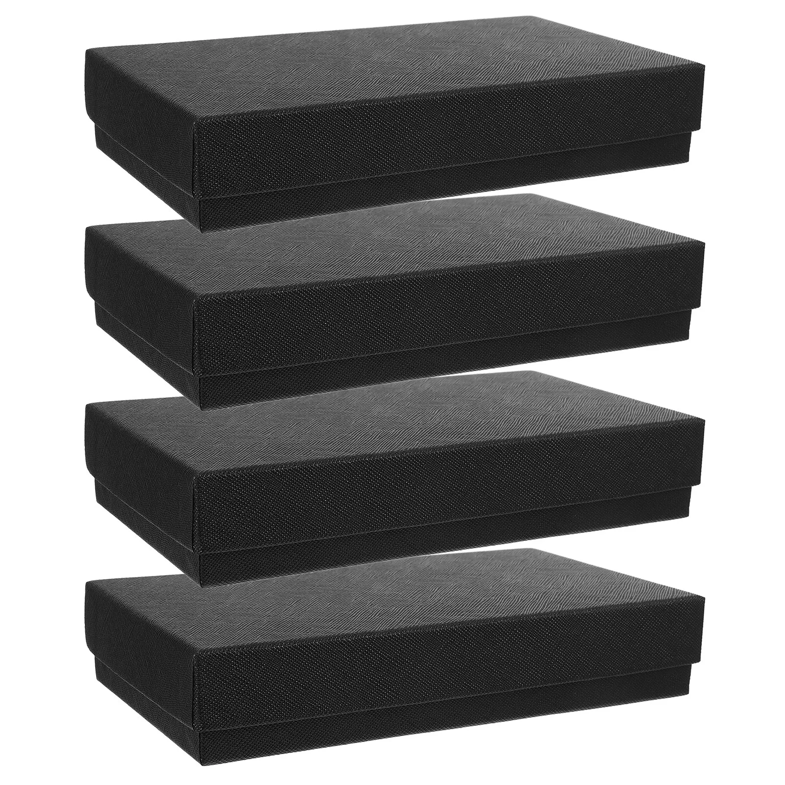 4Pcs Gift Boxes Black Cardboard Small Display Boxes Square Lid Jewelry Packaging Box for Rings Necklaces Party Favors Weddings
4Pcs Gift Boxes Black Cardboard Small Display Boxes Square Lid Jewelry Packaging Box for Rings Necklaces Party Favors Weddings