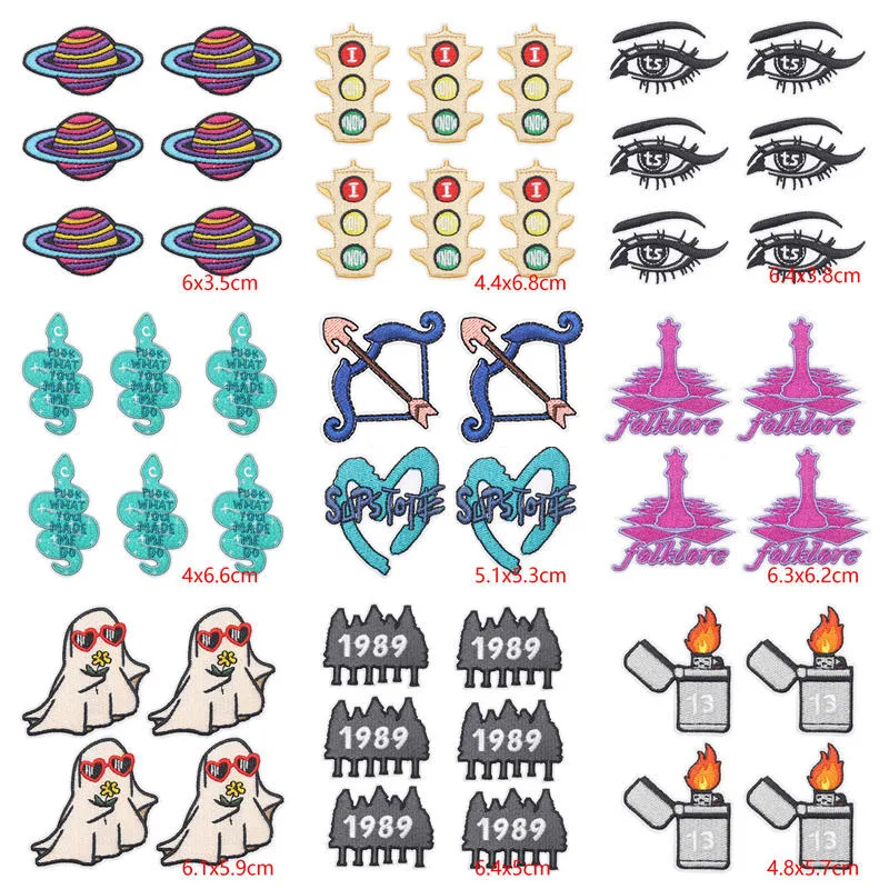 10PCS Wholesale Iron On Patches For Clothing Cartoon Embroidered Patches On Clothes Hat/Dress/Jacket Badge DIY Applique Stickers
10PCS Wholesale Iron On Patches For Clothing Cartoon Embroidered Patches On Clothes Hat/Dress/Jacket Badge DIY Applique Stickers