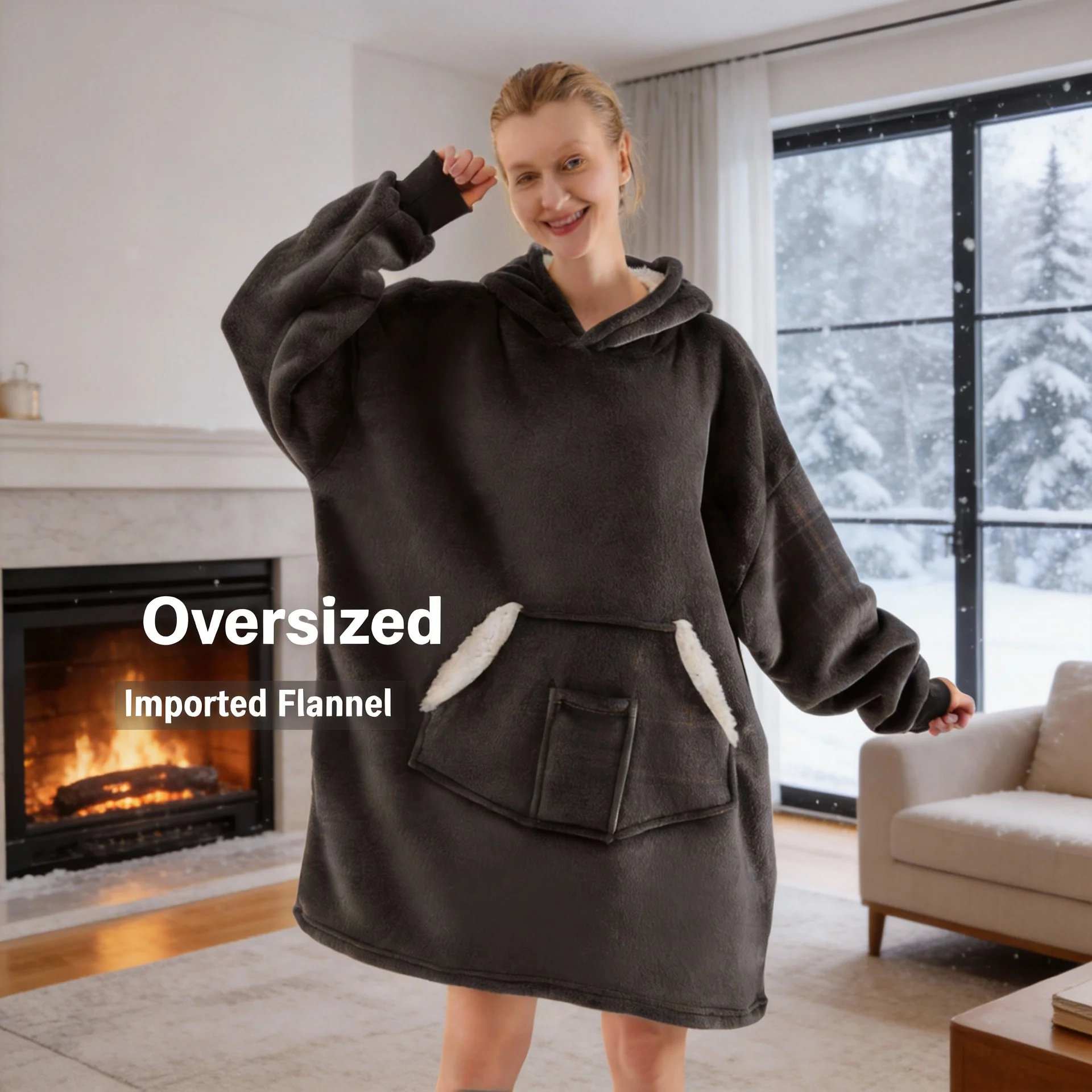 Hooded Blanket, Oversized Adult Sherpa Sweatshirt with Pockets and Oversized Sleeves, Cozy Hooded Blanket, Women's Winter Gift,
Hooded Blanket, Oversized Adult Sherpa Sweatshirt with Pockets and Oversized Sleeves, Cozy Hooded Blanket, Women's Winter Gift,