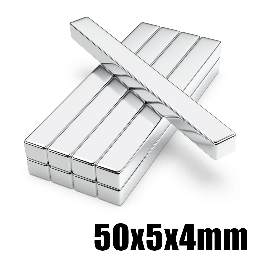 2/5/10/20/50 Pcs 50x5x4 N35 Neodymium Magnet 50mm X 5mm X 4mm NdFeB Block Super Powerful Strong Permanent Magnetic imanes
2/5/10/20/50 Pcs 50x5x4 N35 Neodymium Magnet 50mm X 5mm X 4mm NdFeB Block Super Powerful Strong Permanent Magnetic imanes