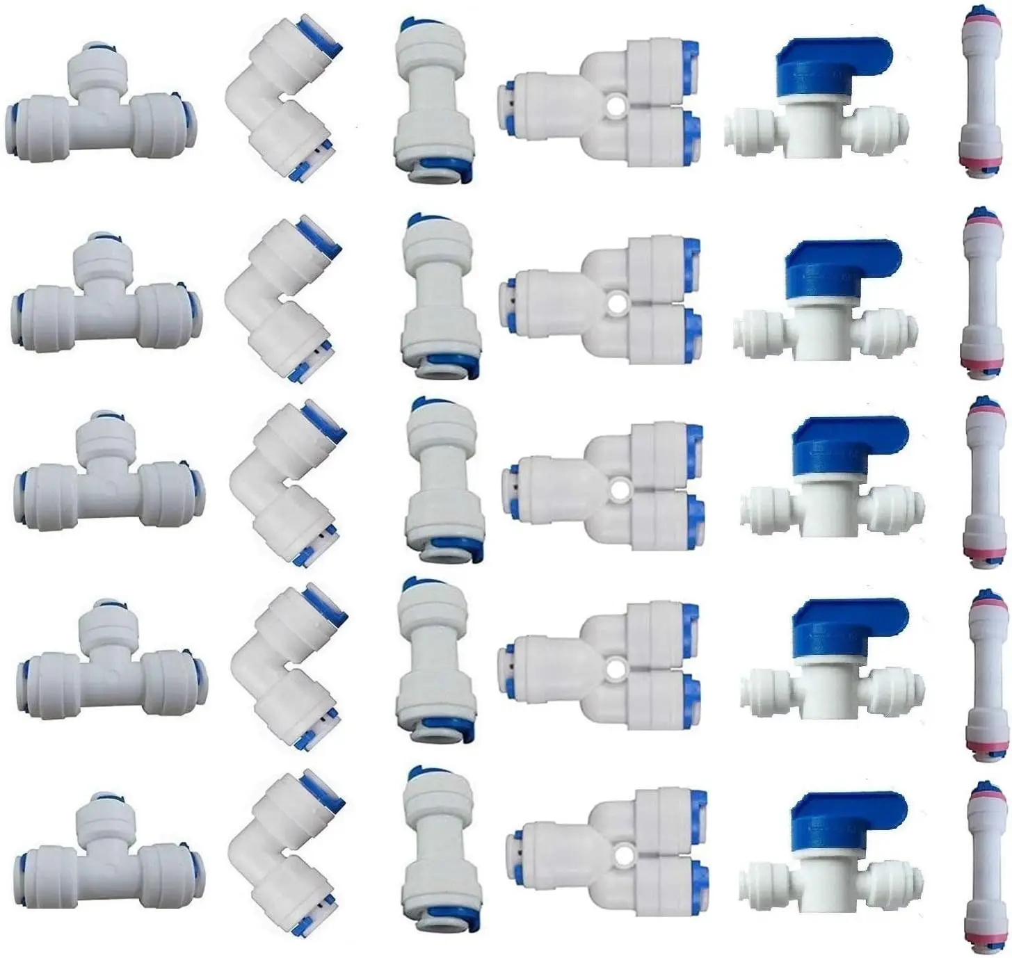 1/4" OD Quick Connect Push In to Connect Water Tube Fitting for RO Reverse Osmosis Water Filter Fittings Pack of 30
1/4" OD Quick Connect Push In to Connect Water Tube Fitting for RO Reverse Osmosis Water Filter Fittings Pack of 30