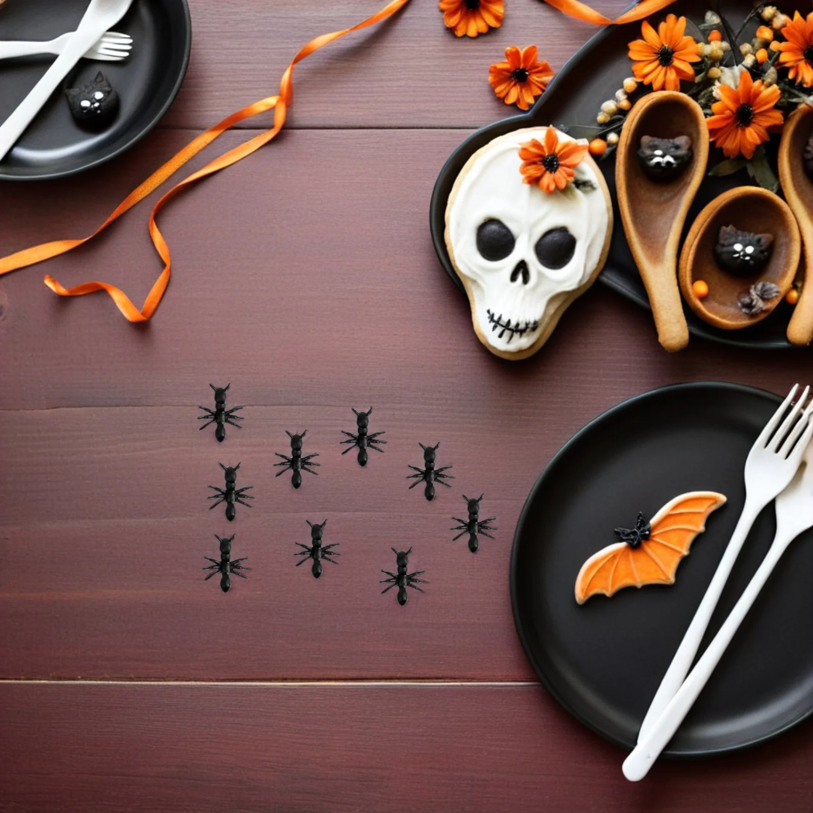 500Pcs Realistic Black Plastic Ants Prank Props Simulated Bugs for Halloween Party Favors Halloween Decoration
500Pcs Realistic Black Plastic Ants Prank Props Simulated Bugs for Halloween Party Favors Halloween Decoration