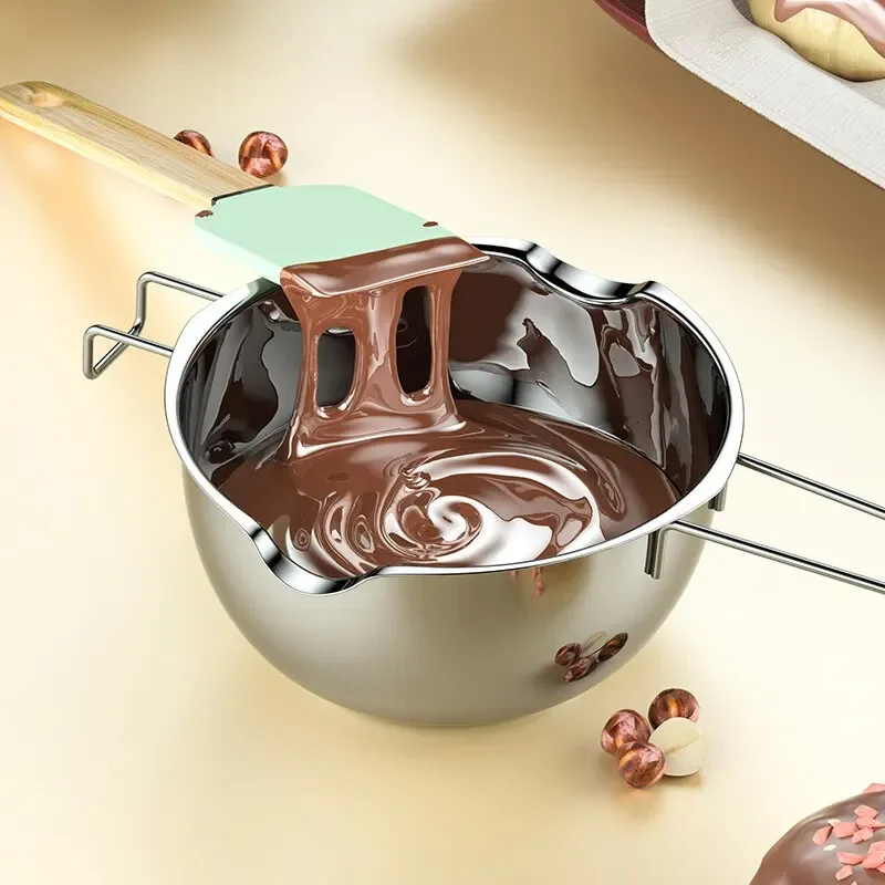 Chocolate Double Boiler, Metal Stainless Steel Chocolate Melting Bowl Chocolate Melting Pot
Chocolate Double Boiler, Metal Stainless Steel Chocolate Melting Bowl Chocolate Melting Pot