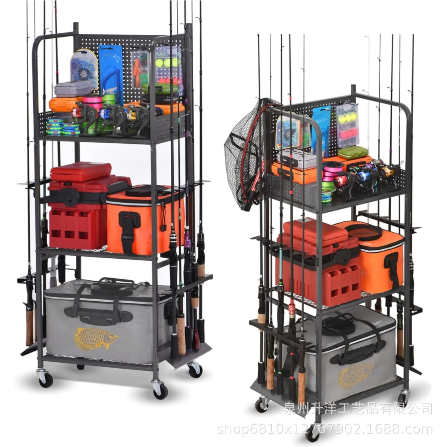 Multifunctional Fishing Rod Storage Rack Multi-layer Storage Rack Tool Fishing Tackle Box Reel Storage Fishing Cart
Multifunctional Fishing Rod Storage Rack Multi-layer Storage Rack Tool Fishing Tackle Box Reel Storage Fishing Cart
