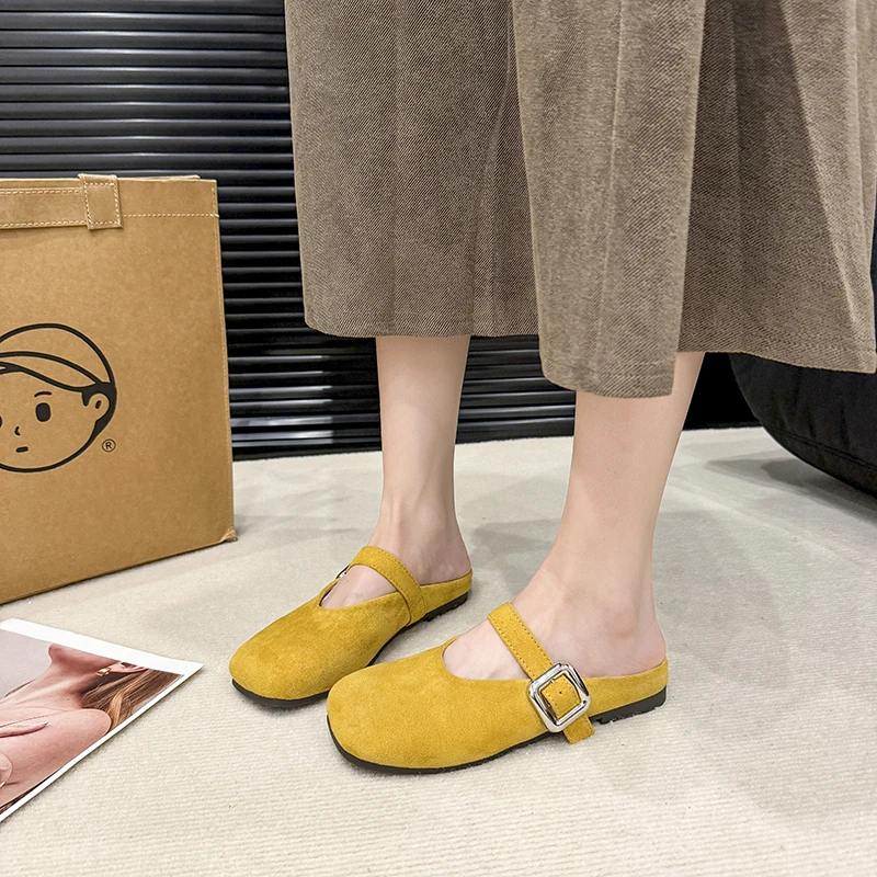 2025 Zapatos informales de verano, zapatillas para mujer, ropa para exteriores, nueva media zapatilla cubierta para la cabeza
2025 Zapatos informales de verano, zapatillas para mujer, ropa para exteriores, nueva media zapatilla cubierta para la cabeza