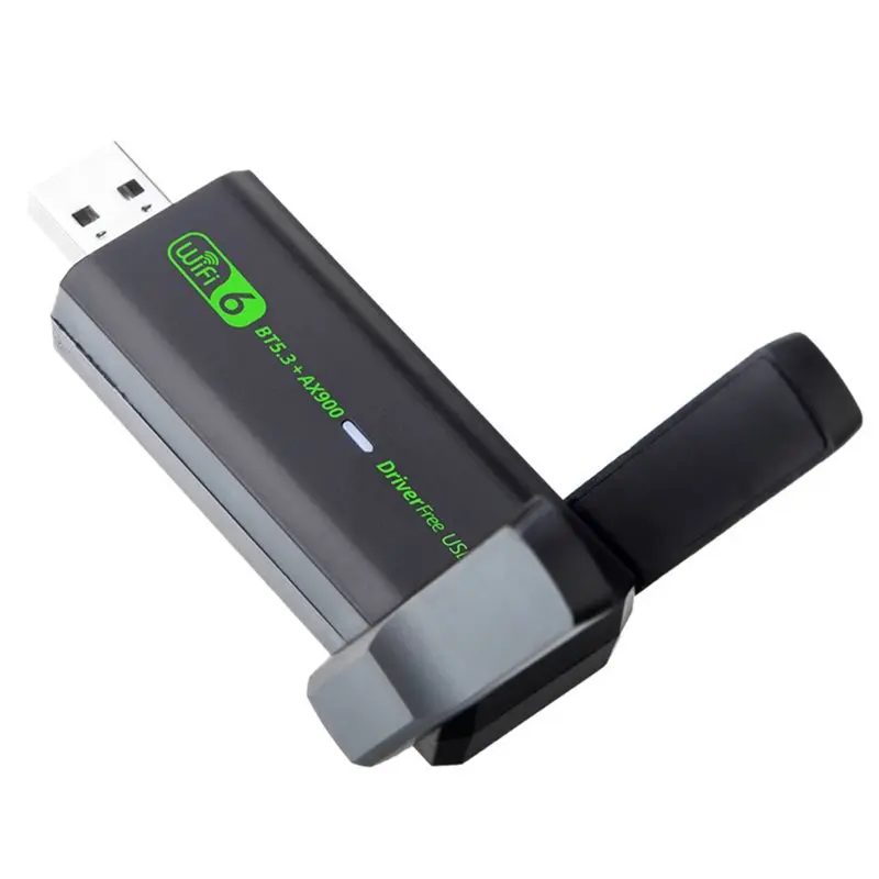 Dual Band 900Mbps Wifi 6 USB Network Adapter Bluetooth 5.3 2.4/5.8Ghz Two 3Dbi Antennas-ABIU
Dual Band 900Mbps Wifi 6 USB Network Adapter Bluetooth 5.3 2.4/5.8Ghz Two 3Dbi Antennas-ABIU