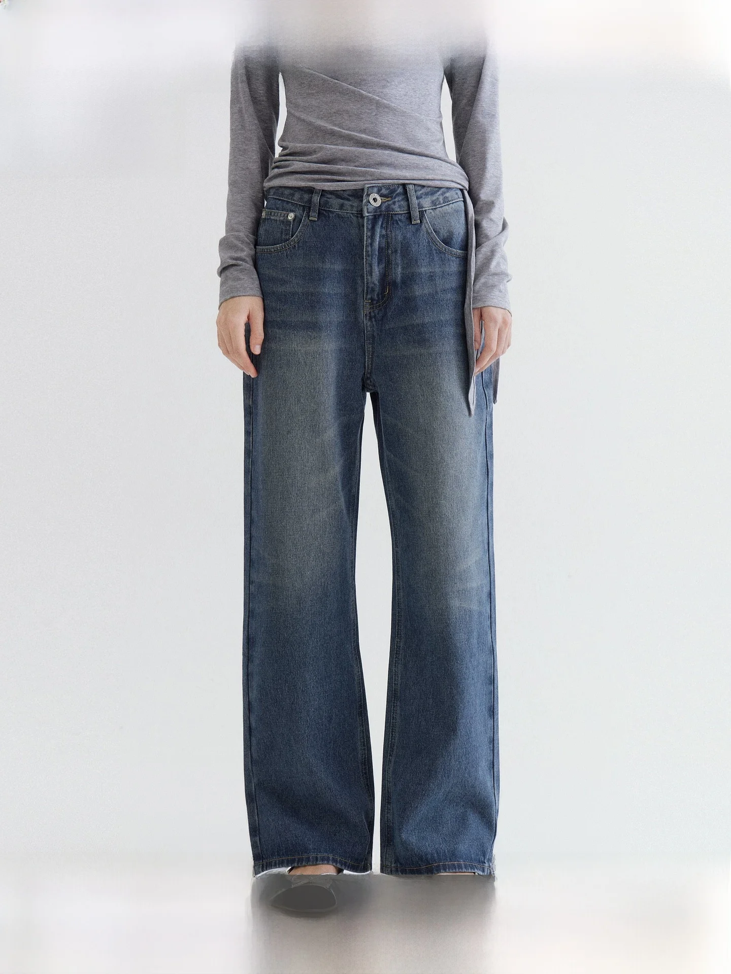 Fano Vintage Loose Straight Leg Floor-Length Jeans High Waist Cotton Blend Comfortable Spring New Style Women's Commute Pants
Fano Vintage Loose Straight Leg Floor-Length Jeans High Waist Cotton Blend Comfortable Spring New Style Women's Commute Pants