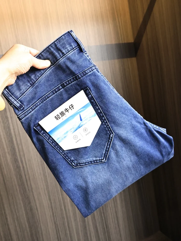 Premium Denim Lightweight Summer Men's Thin Breathable Elastic Jeans Fashionable Modern Style Comfortable Stretchy Jeans
Premium Denim Lightweight Summer Men's Thin Breathable Elastic Jeans Fashionable Modern Style Comfortable Stretchy Jeans