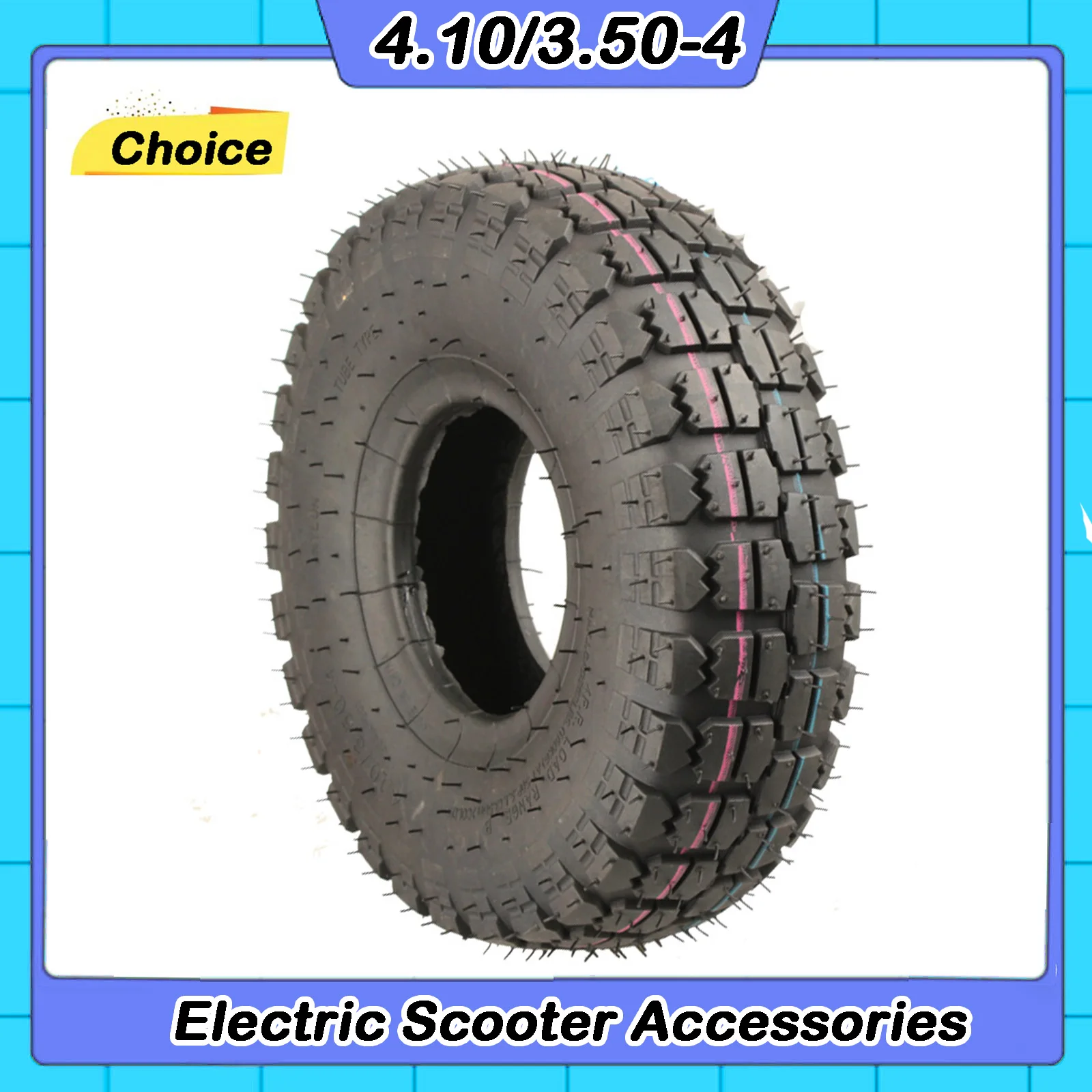 Tyres 4.10/3.50-4 410/350-4 ATV Quad Go Kart 47cc 49cc Chunky 4.10-4 Tire Inner Tube for All Models 3.50-4
Tyres 4.10/3.50-4 410/350-4 ATV Quad Go Kart 47cc 49cc Chunky 4.10-4 Tire Inner Tube for All Models 3.50-4