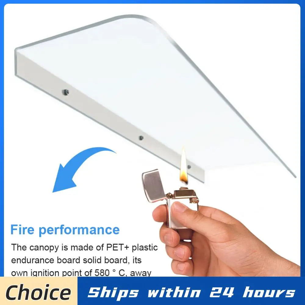 Window Door Wall Canop UV Rain Protection Awning Canopy Clear Cover Awning Window Awning Canopy for Front Door/Porch Patio Roof
Window Door Wall Canop UV Rain Protection Awning Canopy Clear Cover Awning Window Awning Canopy for Front Door/Porch Patio Roof