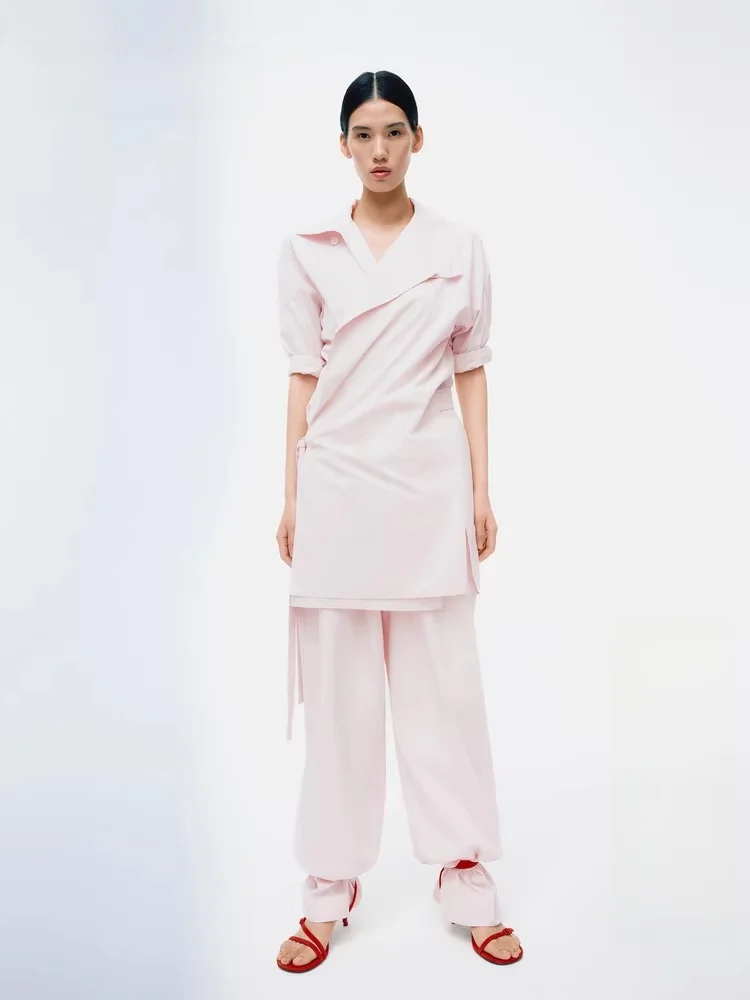 Повседневные брюки с эластичным поясом, коллаборационная серия Samuel Gui Yang, прямой крой, свободный силуэт, 100% хлопок, EBEPAT032
Повседневные брюки с эластичным поясом, коллаборационная серия Samuel Gui Yang, прямой крой, свободный силуэт, 100% хлопок, EBEPAT032