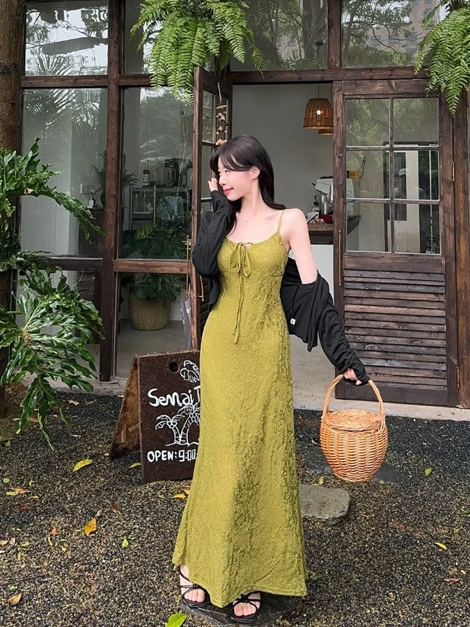 plus Size Retro Vacation Style Texture Strap Dress Sexy A-Line Short Skirt Small Jacket Women's Clothing Sweet Loose Fit Spri...
plus Size Retro Vacation Style Texture Strap Dress Sexy A-Line Short Skirt Small Jacket Women's Clothing Sweet Loose Fit Spri...