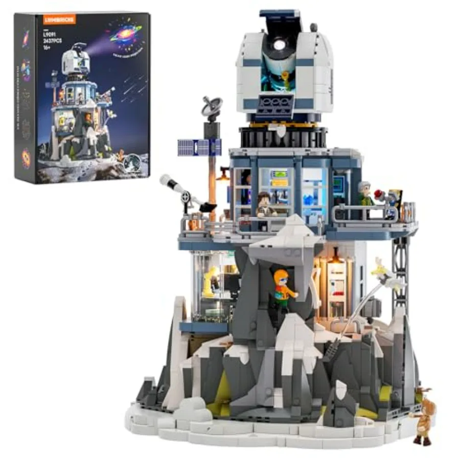 Space Themed Room Decor with Galaxy Projector 2437 Pcs Building Bricks Set for Astronomy Lovers Silver and Dark Blue Interactiv
Space Themed Room Decor with Galaxy Projector 2437 Pcs Building Bricks Set for Astronomy Lovers Silver and Dark Blue Interactiv