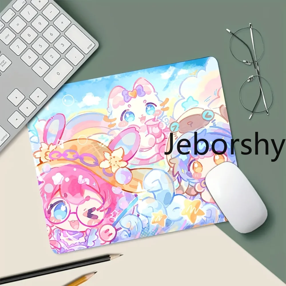 Kawaii Pastel Chibi Characters Mouse Pad, Watercolor Style Cute Girls & Cat, Non-slip Desk Mat for Girls
Kawaii Pastel Chibi Characters Mouse Pad, Watercolor Style Cute Girls & Cat, Non-slip Desk Mat for Girls