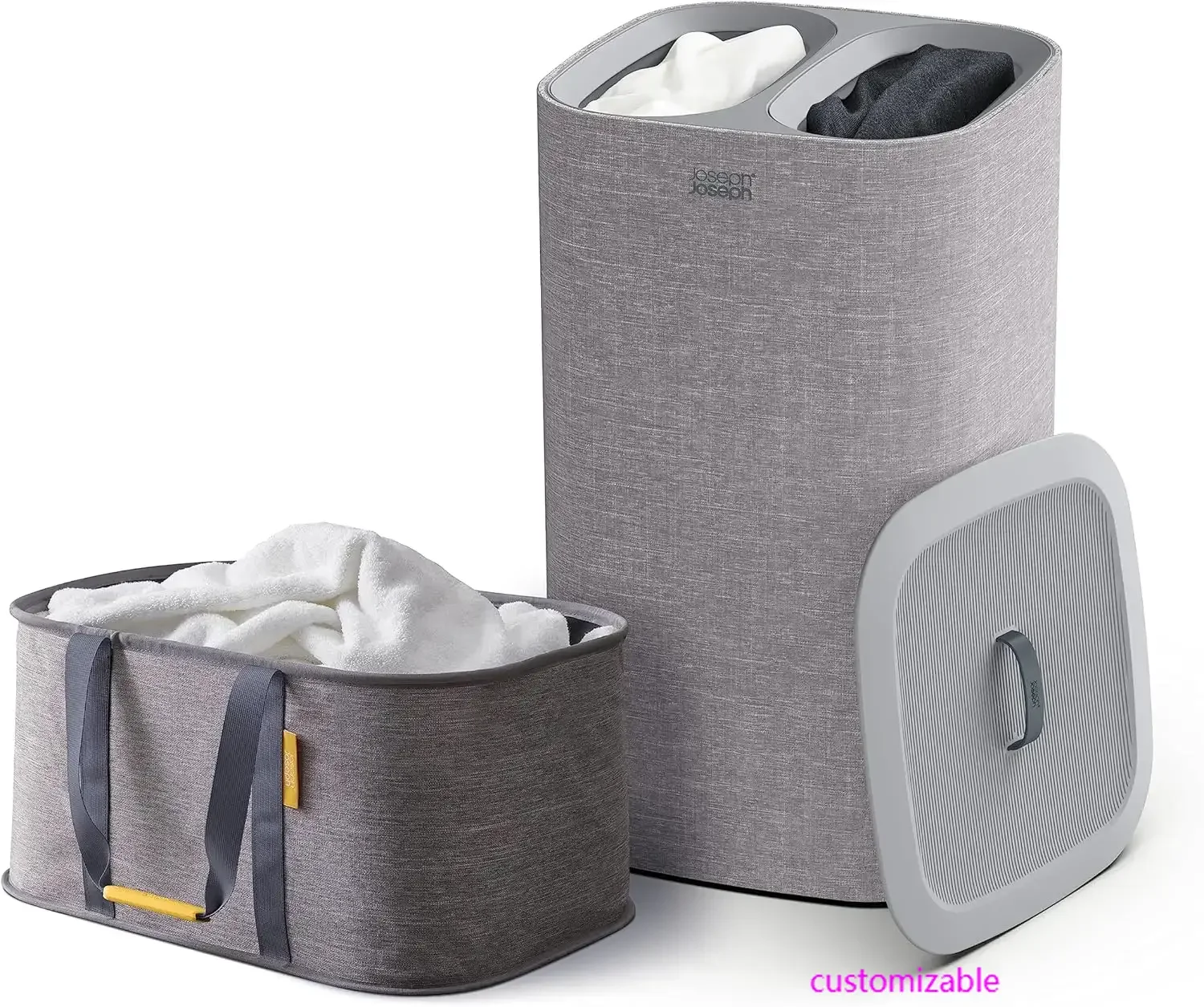 Laundry 2 piece set - Hold-All 35L/9.2 Gallon collapsible Washing Basket and Tota 60L/15.8 Laundry Separation Hamper with 2
Laundry 2 piece set - Hold-All 35L/9.2 Gallon collapsible Washing Basket and Tota 60L/15.8 Laundry Separation Hamper with 2