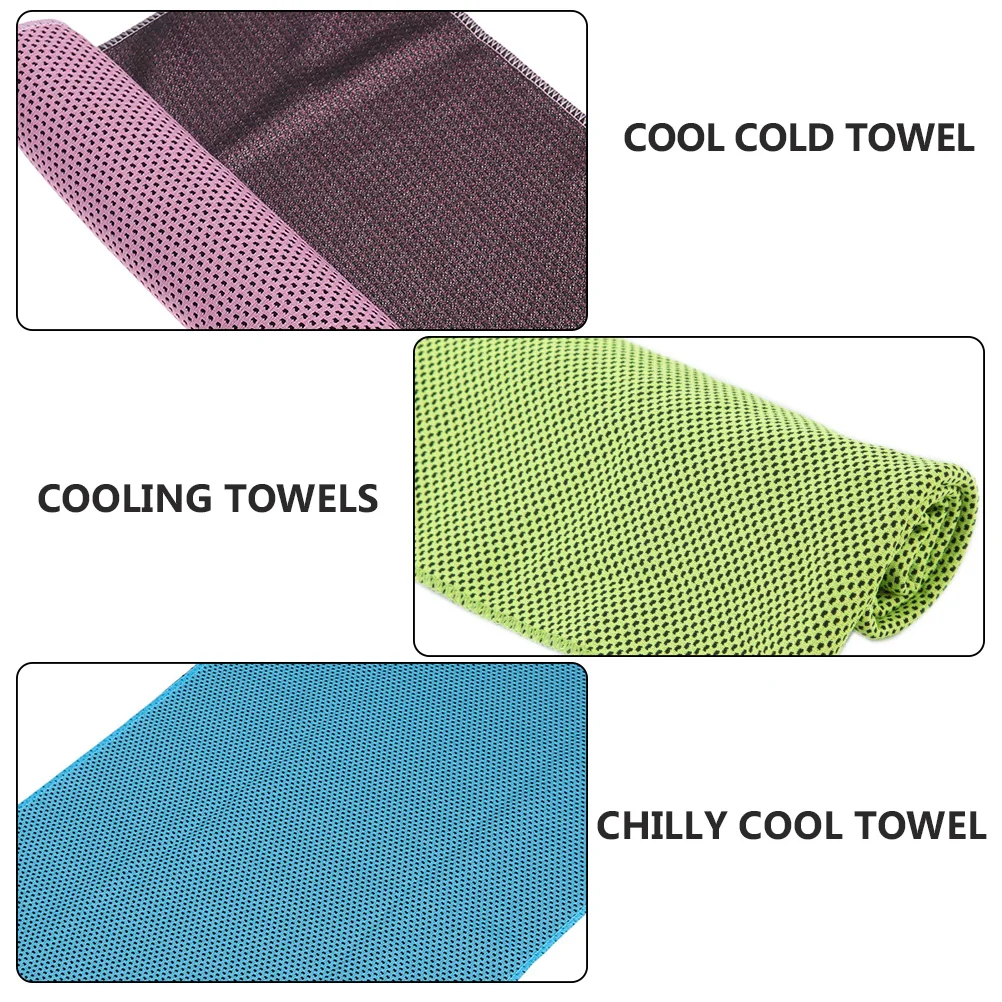 3 Pcs Quick Dry Towel Microfiber Face Chilly Fitness Sports Two-color Cold Scarf Headband Bandana Evaporative Mesh
3 Pcs Quick Dry Towel Microfiber Face Chilly Fitness Sports Two-color Cold Scarf Headband Bandana Evaporative Mesh