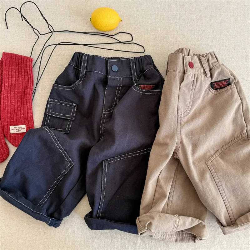 Versatile Girls Solid Straight Trousers Boys Simple Casual Pants Kids Clothes 2025 Autumn New Children Harem Pants Cotton
Versatile Girls Solid Straight Trousers Boys Simple Casual Pants Kids Clothes 2025 Autumn New Children Harem Pants Cotton