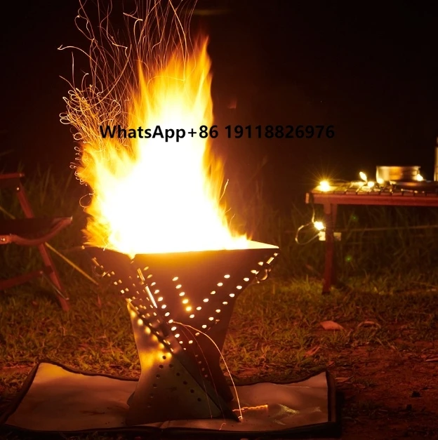 Titanium Backpacking Wood Burning Stove Portable Folding Camping Wood Stove Lightweight Mini Camp Stove for Outdoor Camping
Titanium Backpacking Wood Burning Stove Portable Folding Camping Wood Stove Lightweight Mini Camp Stove for Outdoor Camping