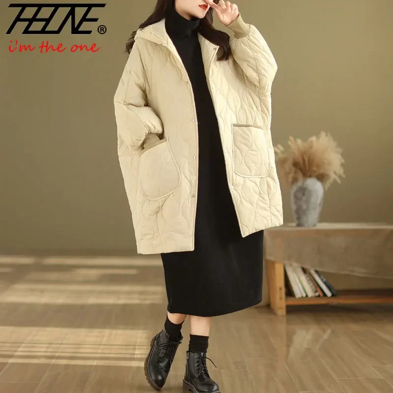 Winter Parkas for Women 2024 Pockets Vintage Thick Warm Padded Long Sleeve Hooded Korean Casual Feminina Outerwear Jackets Coats
Winter Parkas for Women 2024 Pockets Vintage Thick Warm Padded Long Sleeve Hooded Korean Casual Feminina Outerwear Jackets Coats
