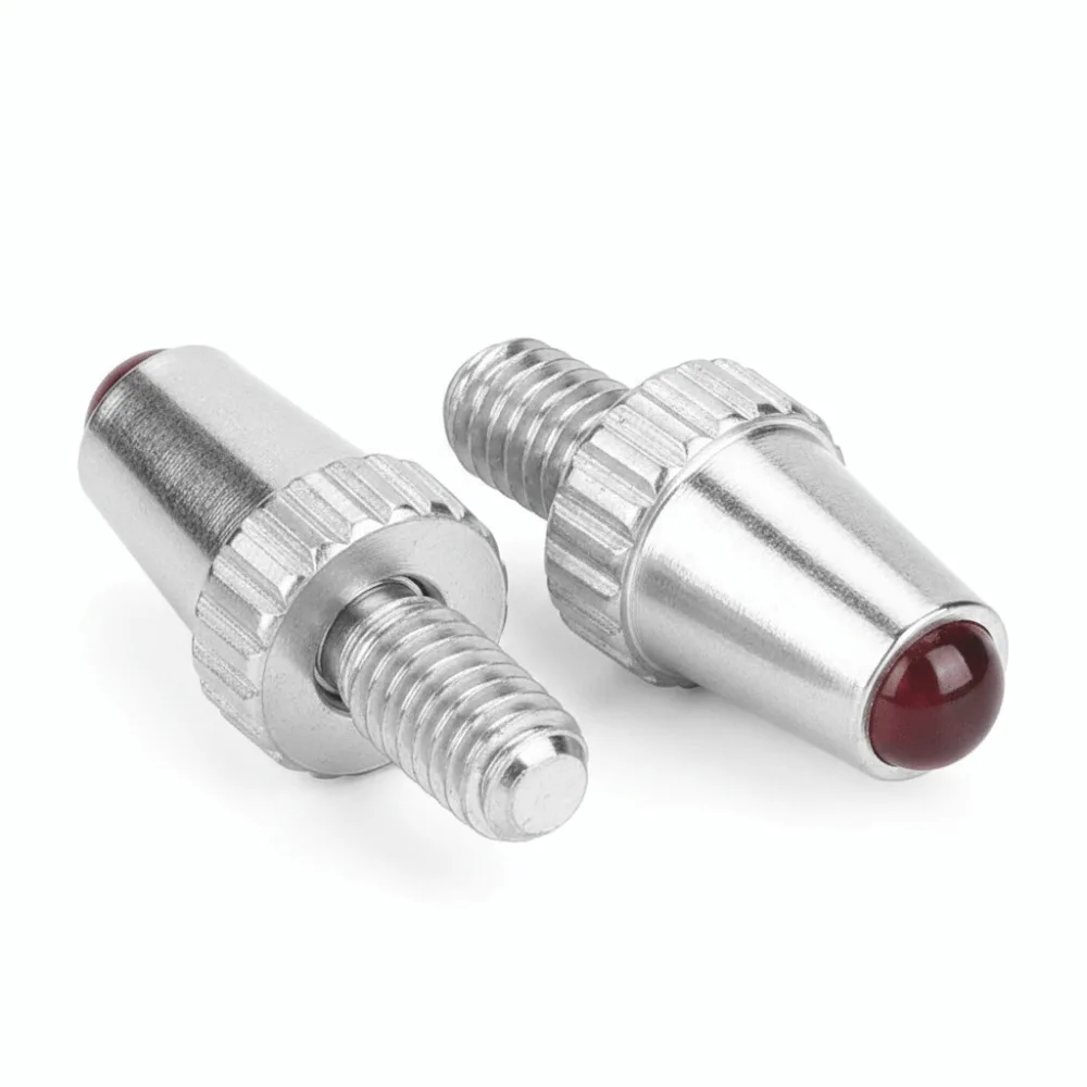 2pcs Ruby Ball Tips Dial Indicator Probe Contact Points Silver Stainless steel Linear Gage Indicator Ruby Tips M2.5 Thread Shank
2pcs Ruby Ball Tips Dial Indicator Probe Contact Points Silver Stainless steel Linear Gage Indicator Ruby Tips M2.5 Thread Shank
