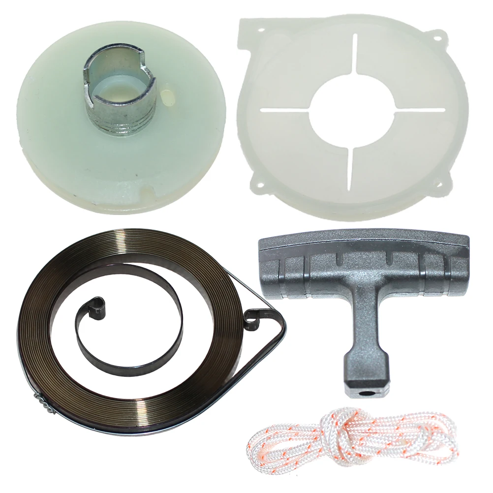 Recoil Starter Pulley Rewind Spring Rope Handle For Husqvarna 61 (After 1991-01),268 (After 1993-01),268K,272S,272K,272XP,
Recoil Starter Pulley Rewind Spring Rope Handle For Husqvarna 61 (After 1991-01),268 (After 1993-01),268K,272S,272K,272XP,