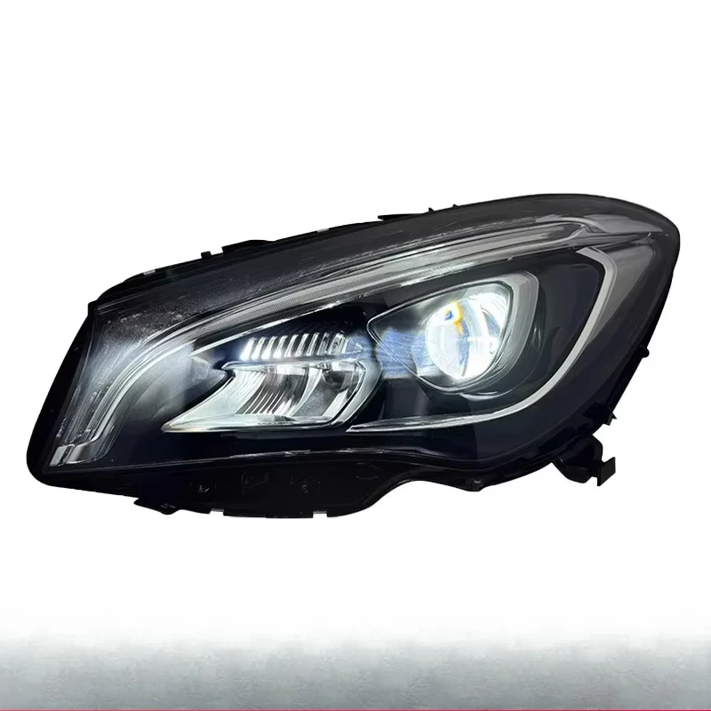 For 2014-2019 CLA Headlight Assembly, Upgraded with High-end LED Daytime Running Lights and New-style Headlights.
For 2014-2019 CLA Headlight Assembly, Upgraded with High-end LED Daytime Running Lights and New-style Headlights.