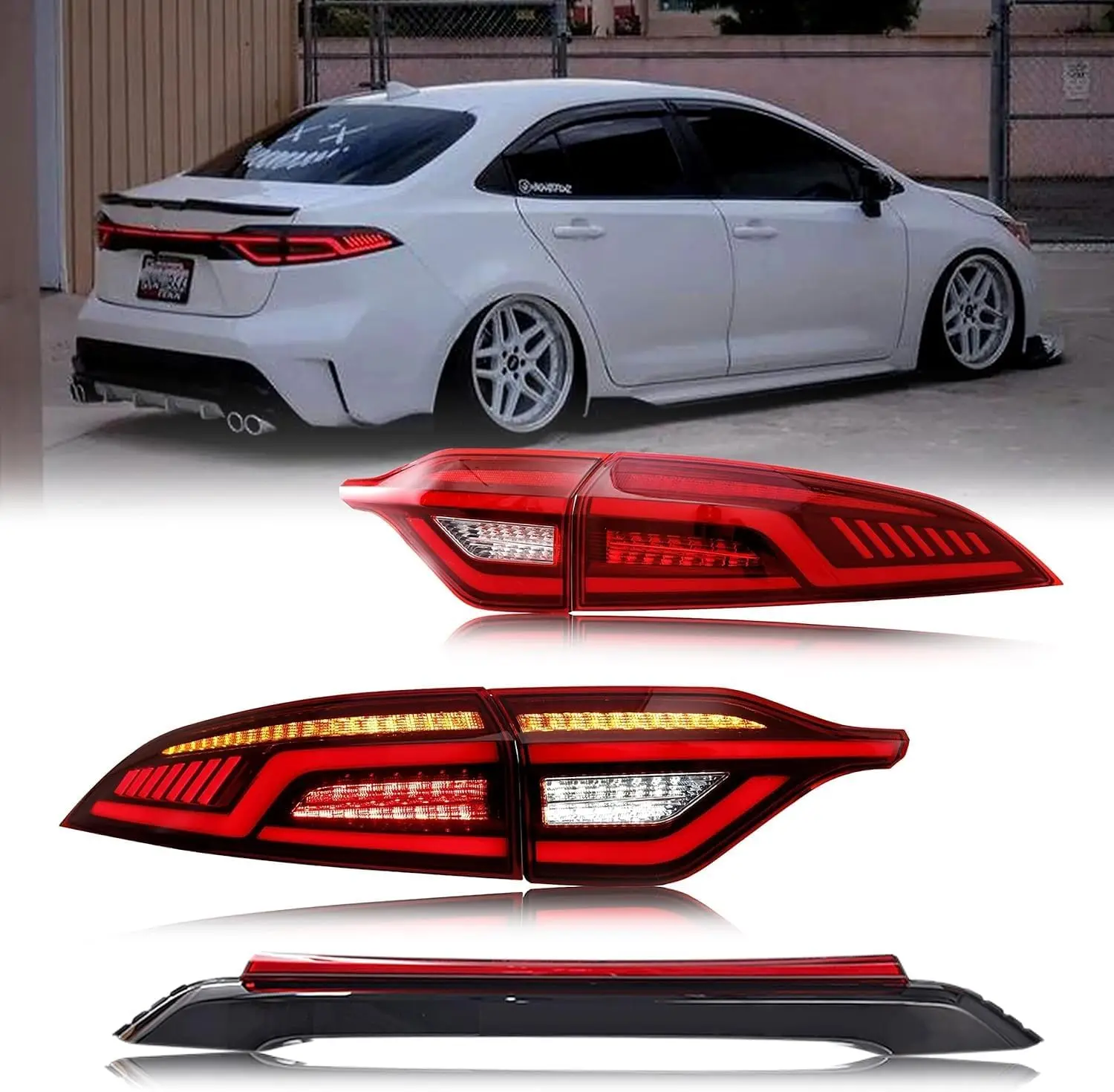 LED Tail Lights & Tailgate Light For Toyota Corolla 2020 2021 2022 2023 4PCS Start Up Animation DRL Sequential In
LED Tail Lights & Tailgate Light For Toyota Corolla 2020 2021 2022 2023 4PCS Start Up Animation DRL Sequential In