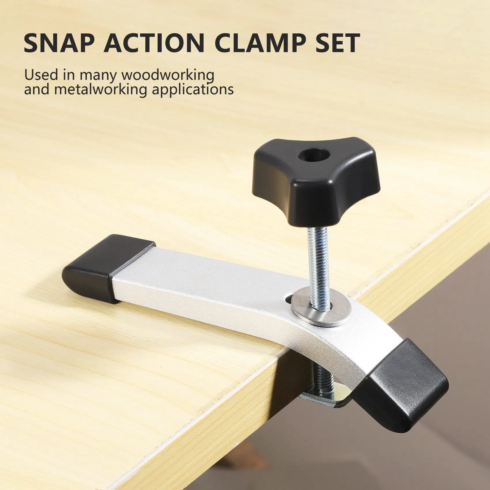 B23B 8Mm Metal Quick Acting Hold Down Clamp Set For T-Slot T-Track Diy Woodworking S18
B23B 8Mm Metal Quick Acting Hold Down Clamp Set For T-Slot T-Track Diy Woodworking S18