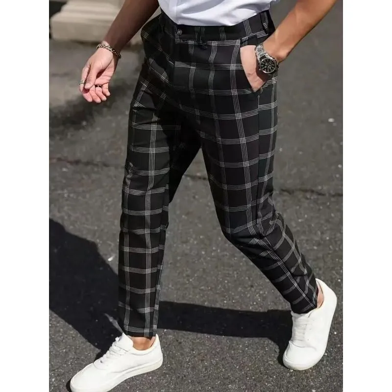 Men's Striped Pencil Pants Printed Long Trousers Business Casual Neutral Fit Spring Season Fashion Male Fashion
Men's Striped Pencil Pants Printed Long Trousers Business Casual Neutral Fit Spring Season Fashion Male Fashion