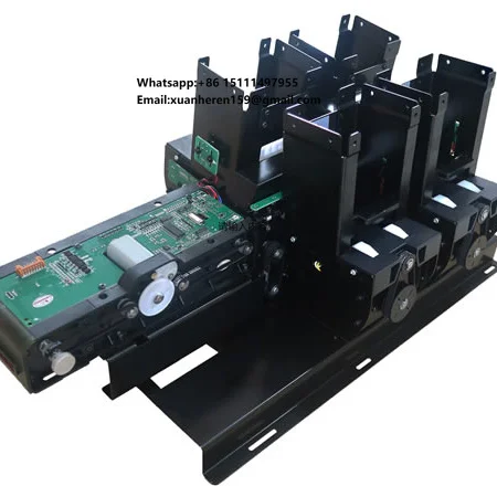 MTK-F53 Is the Card Issuing Machine Equipped With 4 Hoppers to Support Dispensing of 4 Different Types of Cards
MTK-F53 Is the Card Issuing Machine Equipped With 4 Hoppers to Support Dispensing of 4 Different Types of Cards