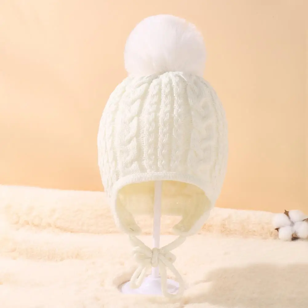 Breathable Kids Winter Hat Cozy Plush Ball Knit Hat for Kids with Lace-up Detail Twist Texture Warm Winter with Solid Color
Breathable Kids Winter Hat Cozy Plush Ball Knit Hat for Kids with Lace-up Detail Twist Texture Warm Winter with Solid Color