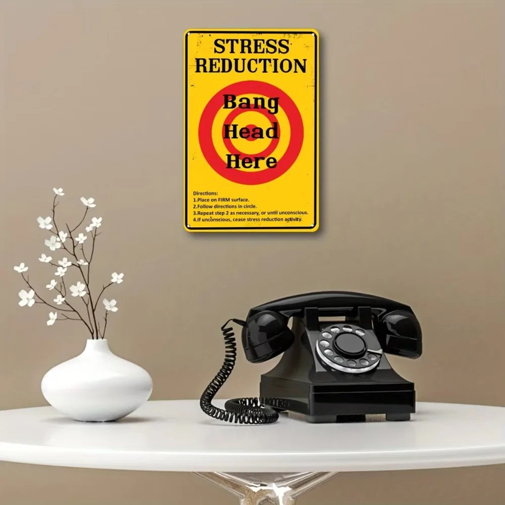 1pc Humorous Relax Aluminum Sign | Rustic Home & Office Decor for Stress Decor Lovers, Metal Wall Art Decor
1pc Humorous Relax Aluminum Sign | Rustic Home & Office Decor for Stress Decor Lovers, Metal Wall Art Decor
