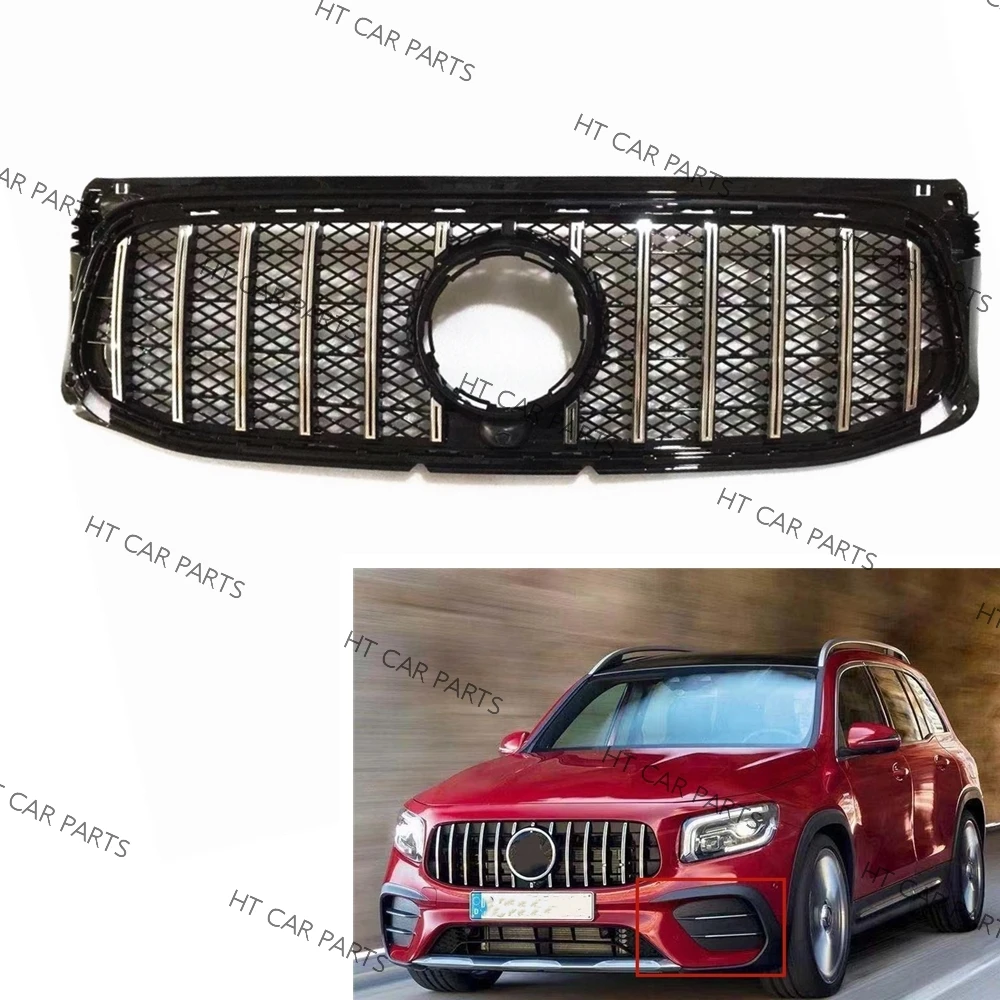 1 x Silver GT Style Front Bumper Grille Cover For Mercedes Benz X247 GLB-Class 2020-2021 2020 2021
1 x Silver GT Style Front Bumper Grille Cover For Mercedes Benz X247 GLB-Class 2020-2021 2020 2021