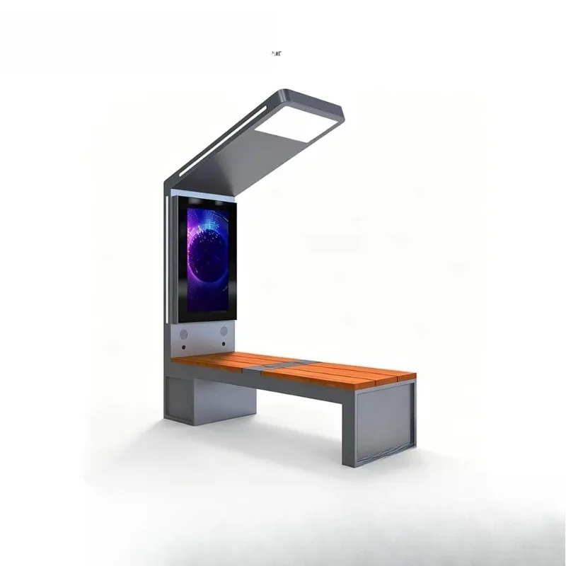 Outdoor Solar Powered Smart Bench With USB Charging and Wireless Charging Function
Outdoor Solar Powered Smart Bench With USB Charging and Wireless Charging Function