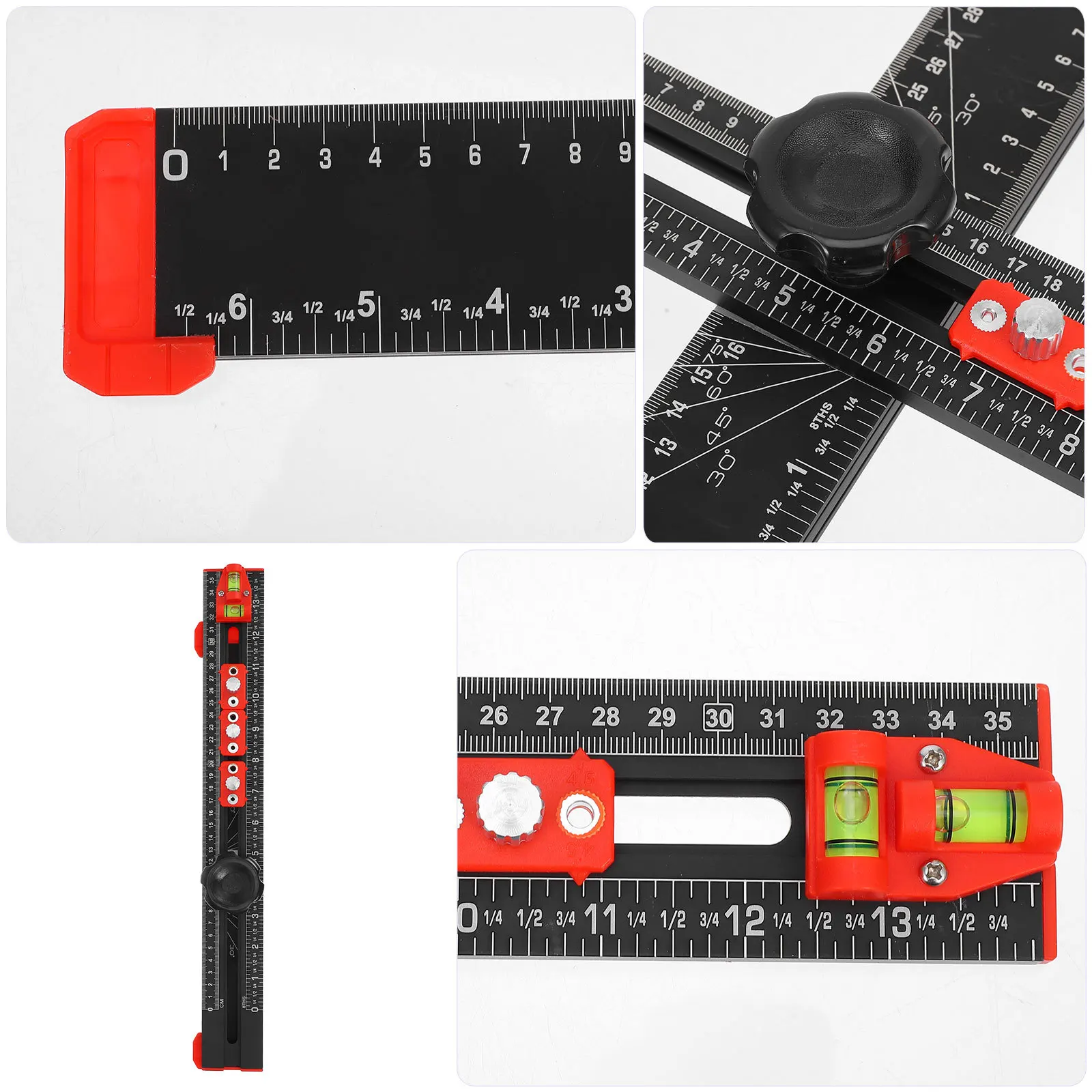 Woodworking Ruler Square T-Shaped Measuring Tool With Angle Scale Hole Drilling Positioning For Cabinet Door Drawer
Woodworking Ruler Square T-Shaped Measuring Tool With Angle Scale Hole Drilling Positioning For Cabinet Door Drawer