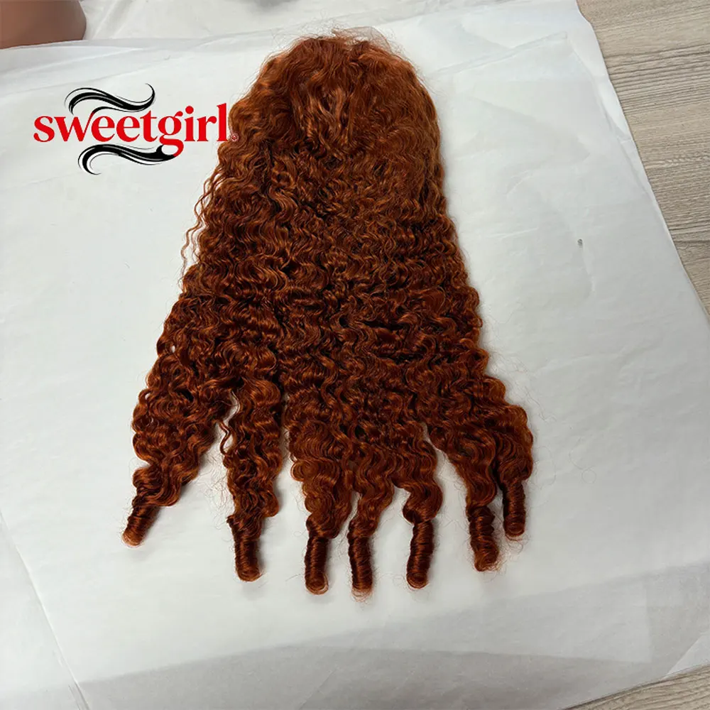 Sweetgirl Burmese Curly Hair Wig Ginger Orange Lace Front Wigs 16-32 Inch 13x6 Lace Front Wig #350 Colored Human Hair Wigs
Sweetgirl Burmese Curly Hair Wig Ginger Orange Lace Front Wigs 16-32 Inch 13x6 Lace Front Wig #350 Colored Human Hair Wigs