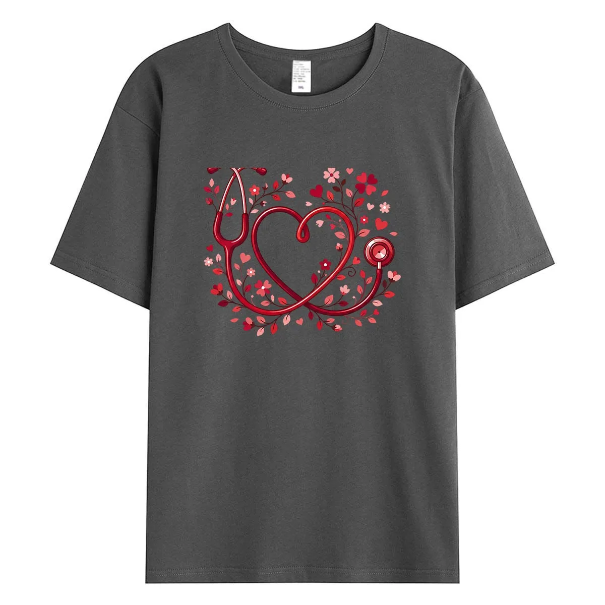 Women Tee Soft & Breathable Loose Fit Fashion Short Sleeve Tshirt Summer Lady Tops Cotton T-shirt Crewneck New Graphic Print
Women Tee Soft & Breathable Loose Fit Fashion Short Sleeve Tshirt Summer Lady Tops Cotton T-shirt Crewneck New Graphic Print