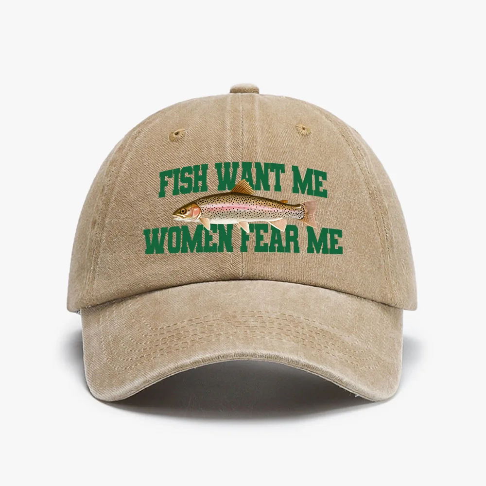 fish want me women fear me Vintage Distressed Denim Washed Baseball Cap summer Unisex Style Outdoor Travel Casquette hat
fish want me women fear me Vintage Distressed Denim Washed Baseball Cap summer Unisex Style Outdoor Travel Casquette hat