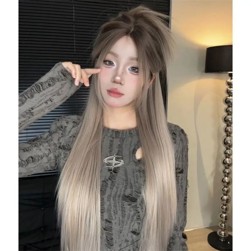 Xuchang Long Straight Ombre Lace Front Wig Gradient Natural Voluminous Full Wig For Asian Women Daily Summer New Wear
Xuchang Long Straight Ombre Lace Front Wig Gradient Natural Voluminous Full Wig For Asian Women Daily Summer New Wear