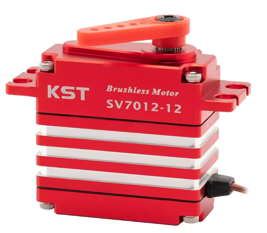 KST SV7012-12 Brushless Digital Servo High Torque 75.0Kgf.cm Fast Response 0.10sec SHV Contactless 4-Pole for Large Scale RC
KST SV7012-12 Brushless Digital Servo High Torque 75.0Kgf.cm Fast Response 0.10sec SHV Contactless 4-Pole for Large Scale RC