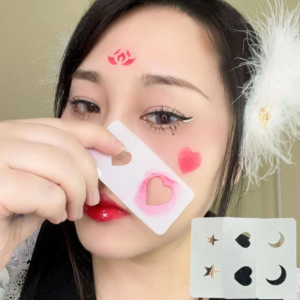 DIY Face Makeup Template No Repeat Hollowed Flowers Temporary Tattoo Stencil Waterproof Forehead Body Art Painting Stencil
DIY Face Makeup Template No Repeat Hollowed Flowers Temporary Tattoo Stencil Waterproof Forehead Body Art Painting Stencil