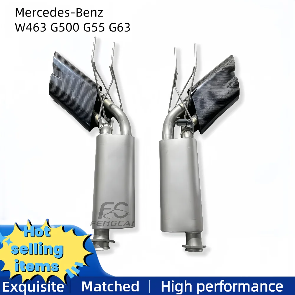 High-performance Exhaust Pipe for Mercedes Benz W463 G63 G500 Valve Exhaust Pipe Muffler with Rocket-glowing Tailpipe
High-performance Exhaust Pipe for Mercedes Benz W463 G63 G500 Valve Exhaust Pipe Muffler with Rocket-glowing Tailpipe